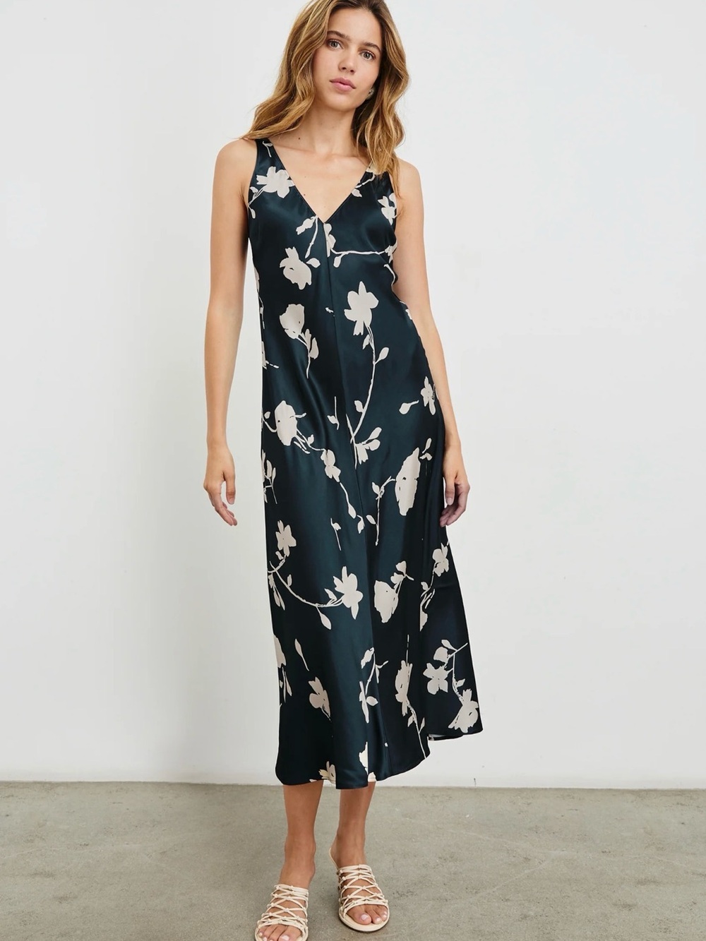 Rails Camilla Dress. Midnight Roses Print